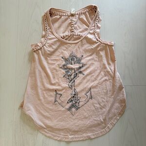 Free People Braided Anchor Racerback Tank top